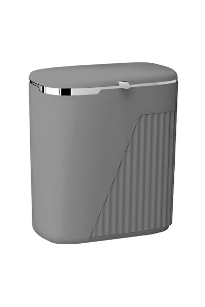 Velaris Suspended Trash Can, modern design, 7 L, grey