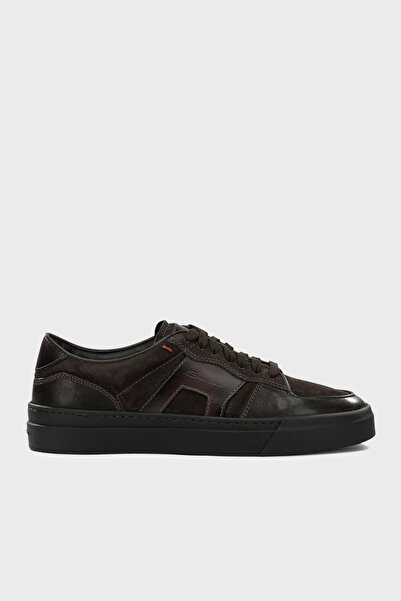 Santoni Süet Sneaker Ayakkabı Erkek AYAKKABI MBGT22221SMOTGEUT50