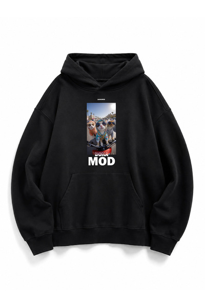 donamod Unisex Γυναικεία/Ανδρικά Φούτερ με Σχέδιο για Άνετη Διάθεση και Δώρο ...
