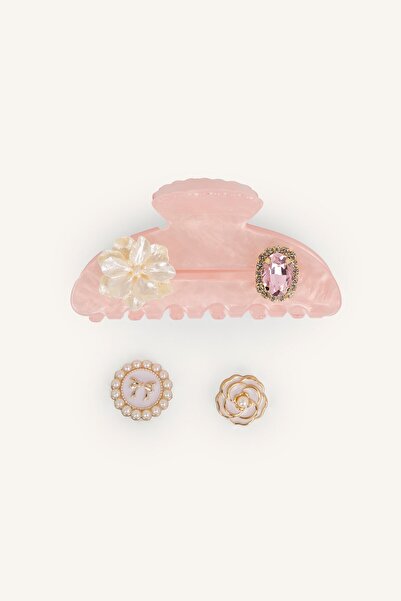 DeFacto Women's Charmlı Hair Clip Set I5065Axns