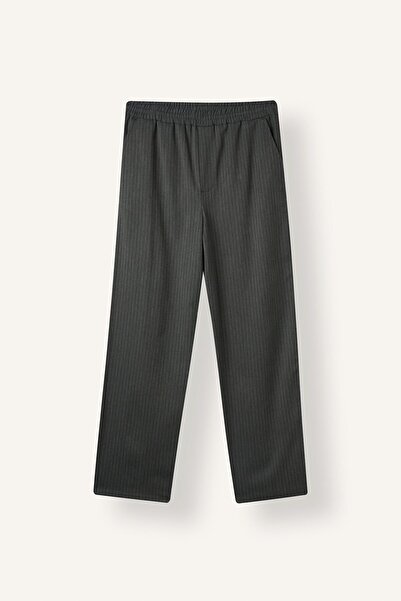DeFacto Baggy Fit Striped Elastic Waist Pants H3890Ax26Au