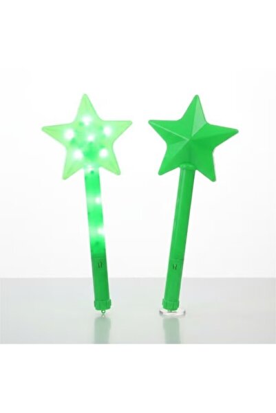 Toybox 2 Pcs Saudi National Day LED Star-Shaped Glow Wand Toy for Celebrations