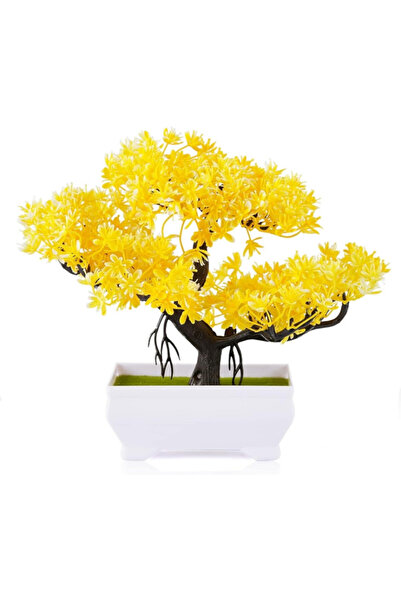 Generic Brand Plante artificiale de interior, bonsai mini decorativ, 19×26 cm...