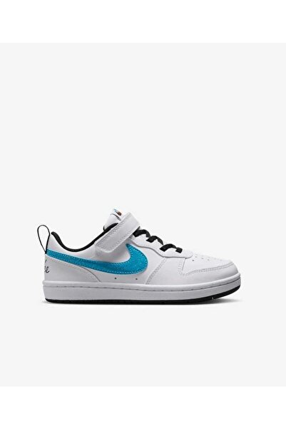 Nike Çocuk Beyaz Court Borough Low (ps) Spor & Günlük Ayakkabı