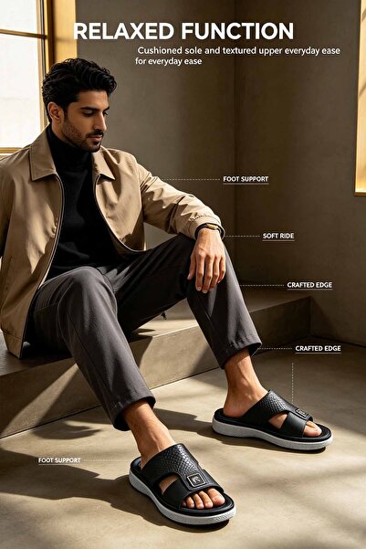 SaudEva Foot صنادل مزينة بأشرطة متقاطعة ونعل خفيف الوزن ومريح