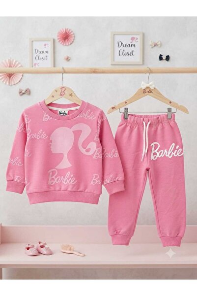 krm kerem bebe Cotton Top-Bottom Set for Girls, Suitable for Kindergarten and...