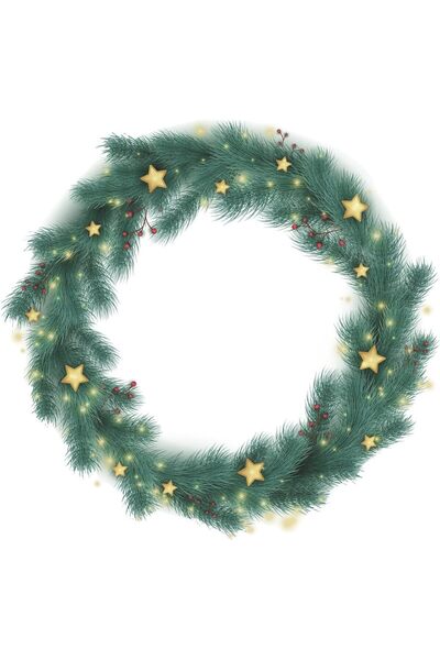 Arabest Holiday Wall Decals,Santa Claus and Wreath Window Stickers,Removable ...