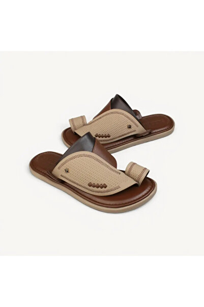 ShoeTypes Men's Brown and Beige Luxurious Zibari with Comfortable Sole and Mo...