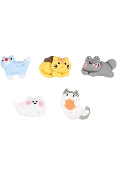 Arabest 30pcs Cute Cat Decorative Push Pins,Resin and Metal Drawing Pins for ...