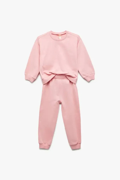 Koton Baby Girl Sweat Set 7Wmg10032Ak