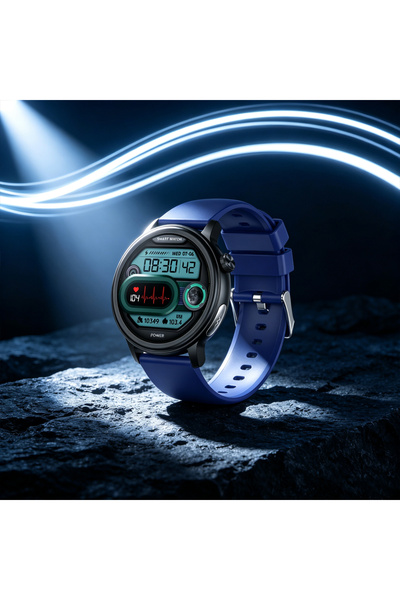 RollsTimi ET470 track technology style men's smart watch HD round large-screen sports pedometer bluetooth call watch