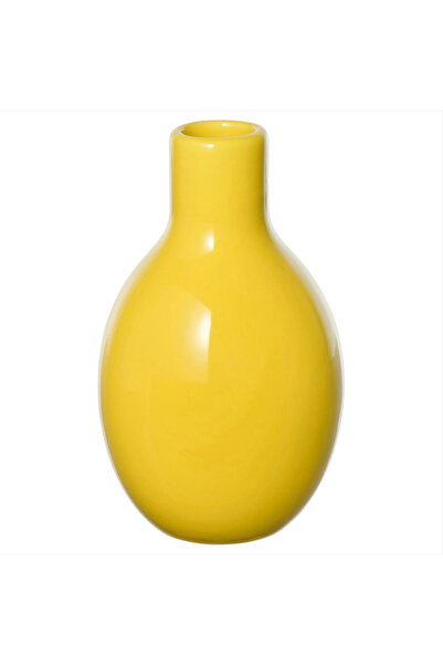 IKEA BLODBJÖRK vazo , sarı, 16 cm