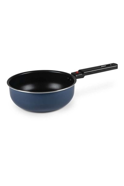 18cm x 7cm Mavi Çıkabilir Saplı Kamp Tenceresi