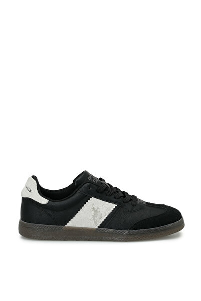 U.S. Polo Assn. حذاء رياضي نسائي أسود من ساندرا