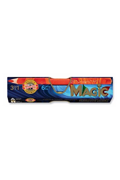 Koh-i Noor Creioane Colorate Magic Jumbo, 6 Culori