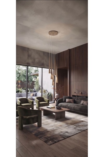 demet habek mylights GU10 Duy Led Spot Sarkıt Masaüstü Avize Modern 5 Li Boru...