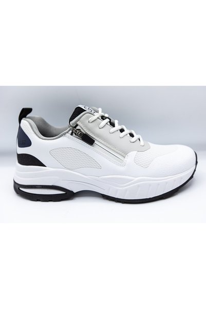 Adrada Pantofi sport bărbați, 725001 PERO ASFALTO PERL NAVY, textil alb, mări...