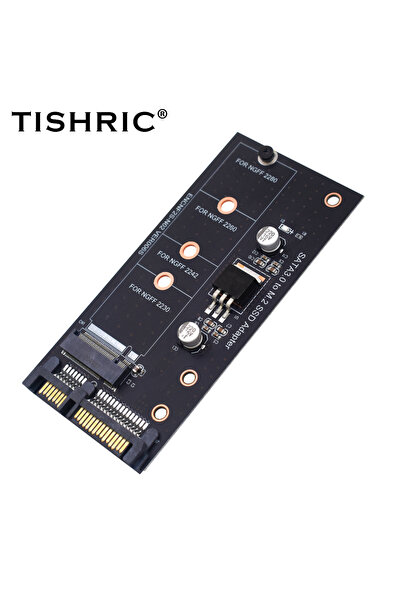 Choice محول M2 إلى SATA أسود من TISHRIC، محول M.2 NGFF Msata SSD إلى SATA 3.0...