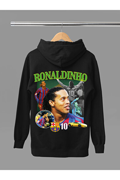 MAGORS Ronaldinho Gaucho Printed Cotton Long Sleeved 3-Yarn Hooded Sweatshirt
