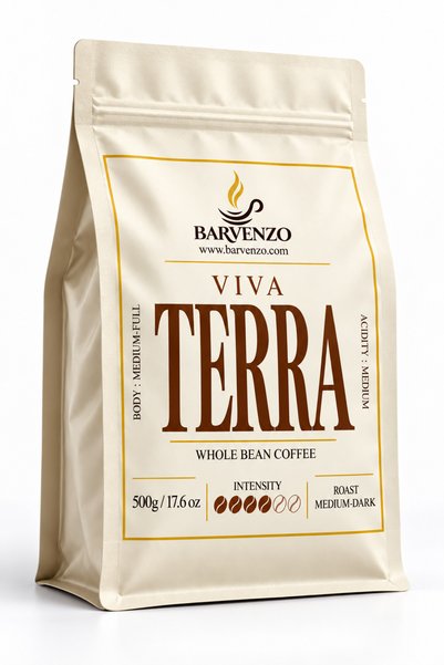 BARVENZO Viva Terra | 500 g | Dengeli Karakter | Nitelikli Kahve