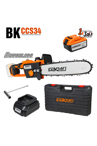 Baukraft Fierastrau cu lant 18V 305mm 3Ah valiza BK-CCS34 RAIDER