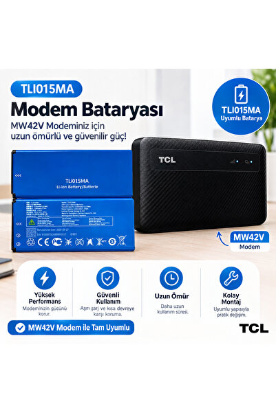 instatech Alcatel TLI015MA Batarya TLI015M7 4034G 4034X TLI015M1 Modem Batarya