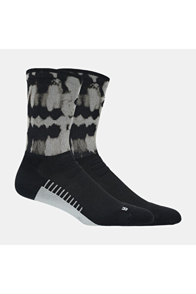 Asics RUN SOCK CREW Unisex Black/Obsidian Grey Çorap 3013B380-001