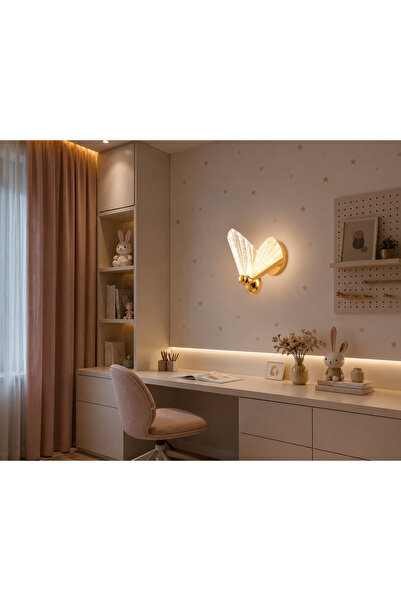 luminisled Aplică LED-Aripi Aurii