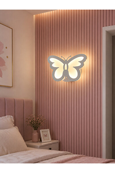 luminisled Aplică LED Fluture -Alb, Design Fluture