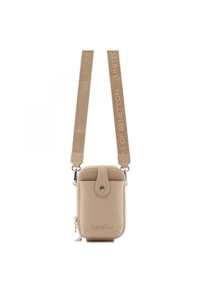Benetton Bnt_1709 20X13X6 El Kahve-Beyaz Kadın Çanta