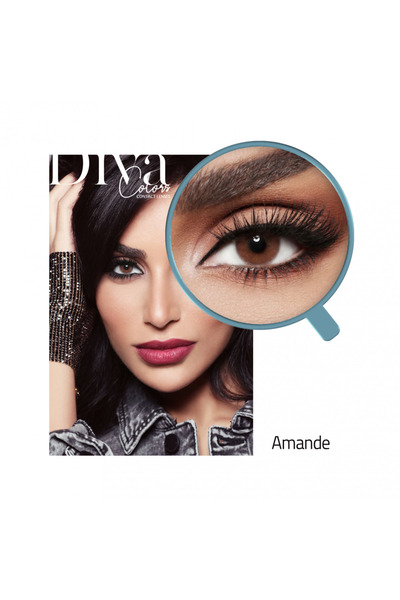 Generic Brand عدسات لاصقة اللون اماندي Amande من ديفا
