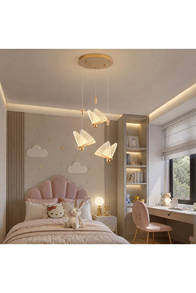 luminisled Golden Wings – Candelabru LED cu 3 Elemente