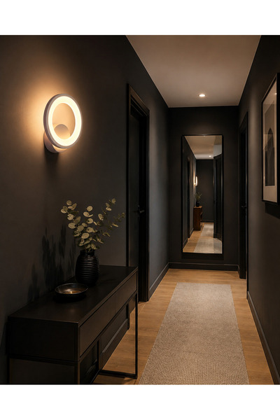 luminisled Aplica LED Circulară - Design Alb Modern