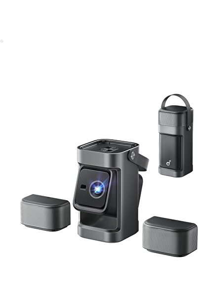GENERAL soundcore Nebula P1 Portable Projector with Detachable Speakers,650 A...