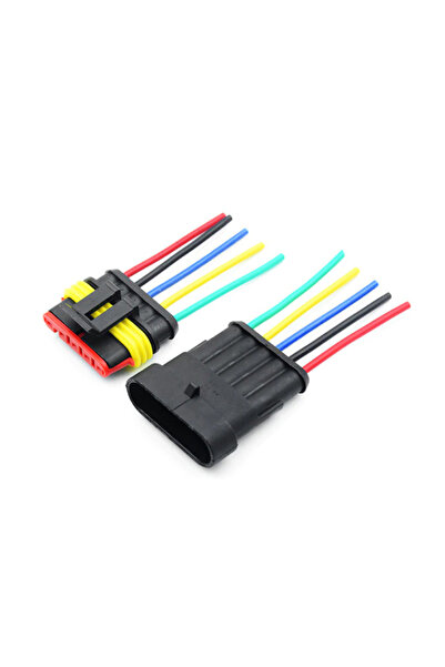 waterproof Σύνδεσμος Καλωδίου 5 Ακίδων 1 Ζεύγος (CAR0033859)