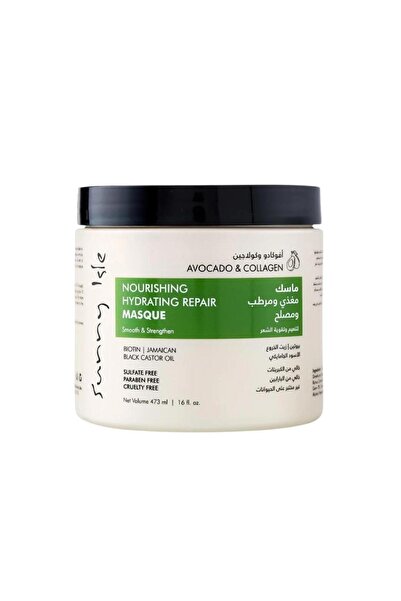 Sunny Isle Sunny Eel Nourishing and Moisturizing Avocado Collagen Mask - 473ml