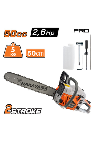 NAKAYAMA Αλυσοπρίονο βενζίνης 2.6HP 50cc (PC5600)