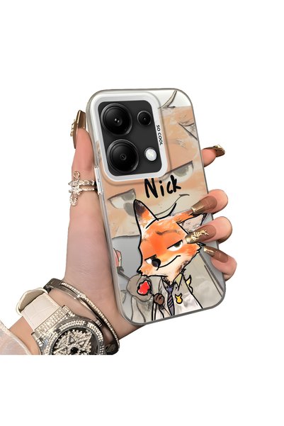 ucuc Xiaomi Redmi Note 14S Compatible Cartoon Fox Nick Patterned Case Acrylic...