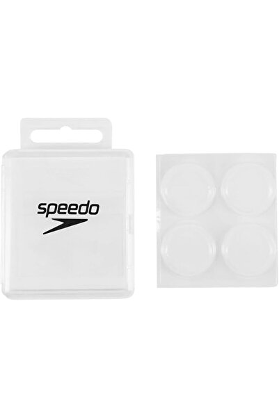 SPEEDO Unisex Swim Training Silicone Ear Plugs, White, 2 Pair (Pack of 1)
