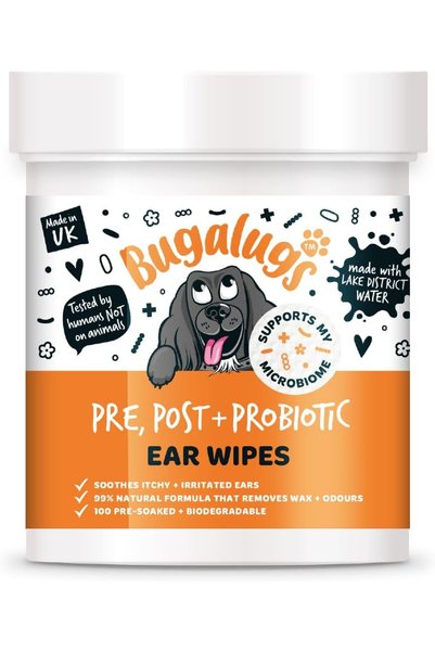 Bugalugs Pre, Post & Probiotic Ear Wipes