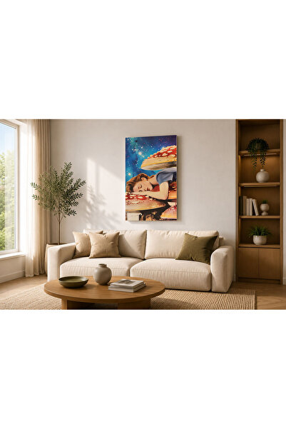 Generic Brand Tablou canvas 50x70 cm Dormitor, Living, Bucatarie, Fata si Ciu...