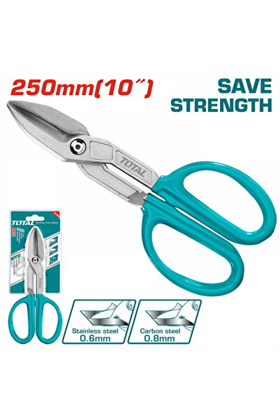 TOTAL Ψαλίδια λαμαρίνας 10 " / 250 χιλιοστά (THTJ534101)
