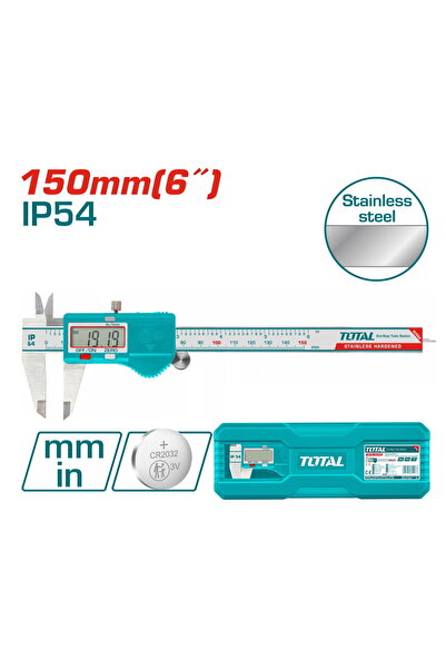 Generic Brand Ανοξείδωτο Ψηφιακό Παχύμετρο 150mm (TMT321506)