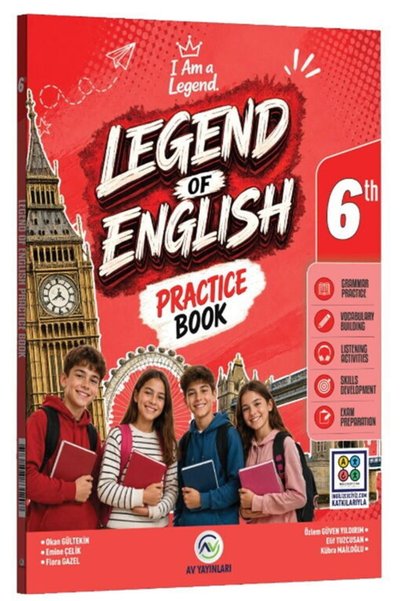 AV YAYINLARI 6. Sınıf Legend Of English Practice Book 2027