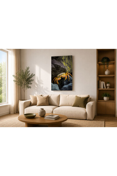 Generic Brand Tablou canvas 60x90 cm Dormitor, Living, Bucatarie, Crab Galben...