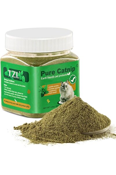 PAWCHIE 65g Natural Dried Catnip, Without Stems to Supplement Catnip Toys, Ca...