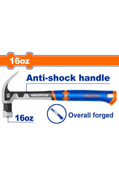 WADFOW Αντικραδασμικό Νυχοσφυρί 16oz / 450gr (WHM8316)