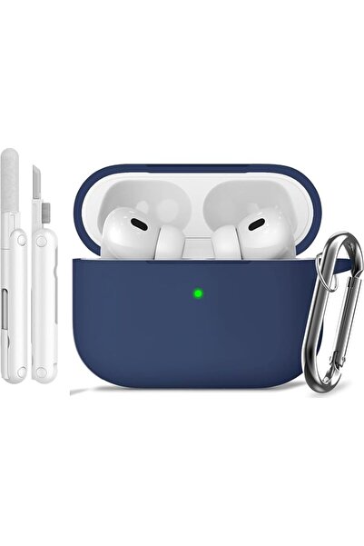 GENERAL غطاء حماية لسماعات AirPods Pro 3 موديل 2025 مع طقم تنظيف، غلاف سيليكو...