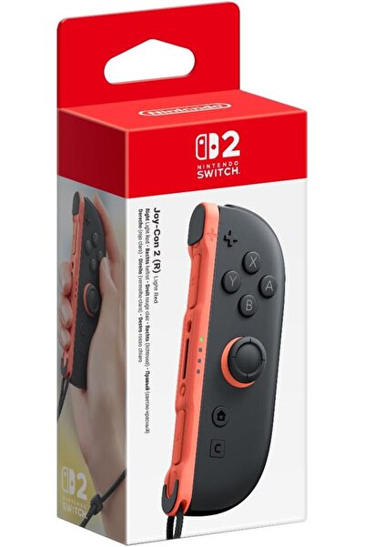 Nintendo of America نينتندو سويتش 2 جوي-كون أحادي الأيمن باللون الأحمر (إصدار...