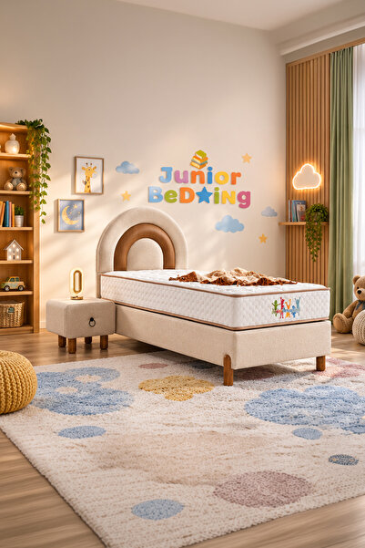 junior bedding Tek Kişilik Yatak, Baza, Baza Başlık Seti – Ortopedik Yataklı ...
